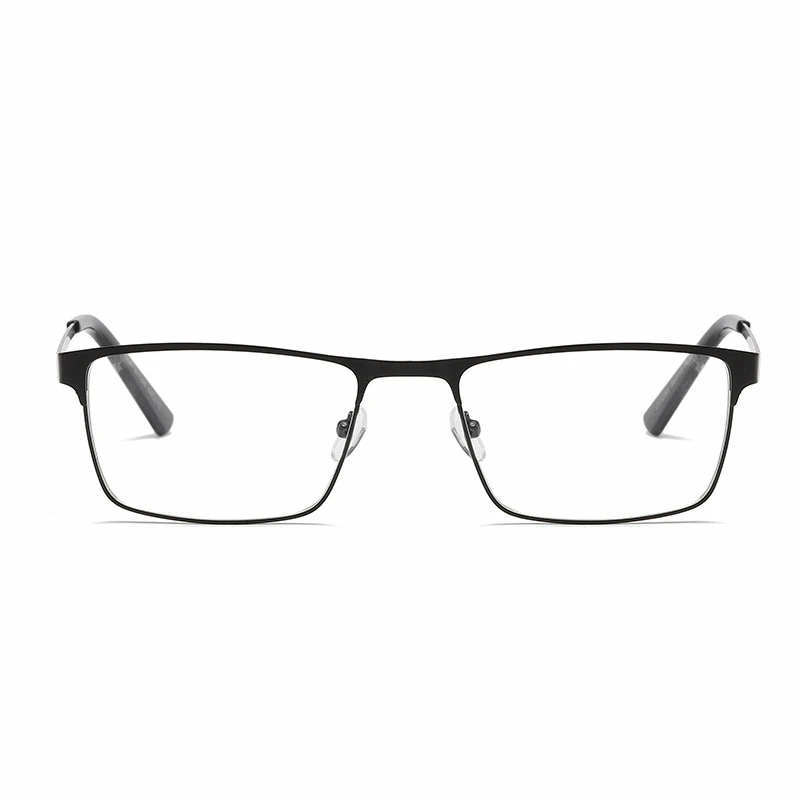 Ahora Men Square Metal Large Frame Reading Presbyopia Glasses Reader +1.25 1.5 1.75 2.0 2.25 2.5 2.75 3.0 3.5 4 4.5 5.0 5.5 6.0