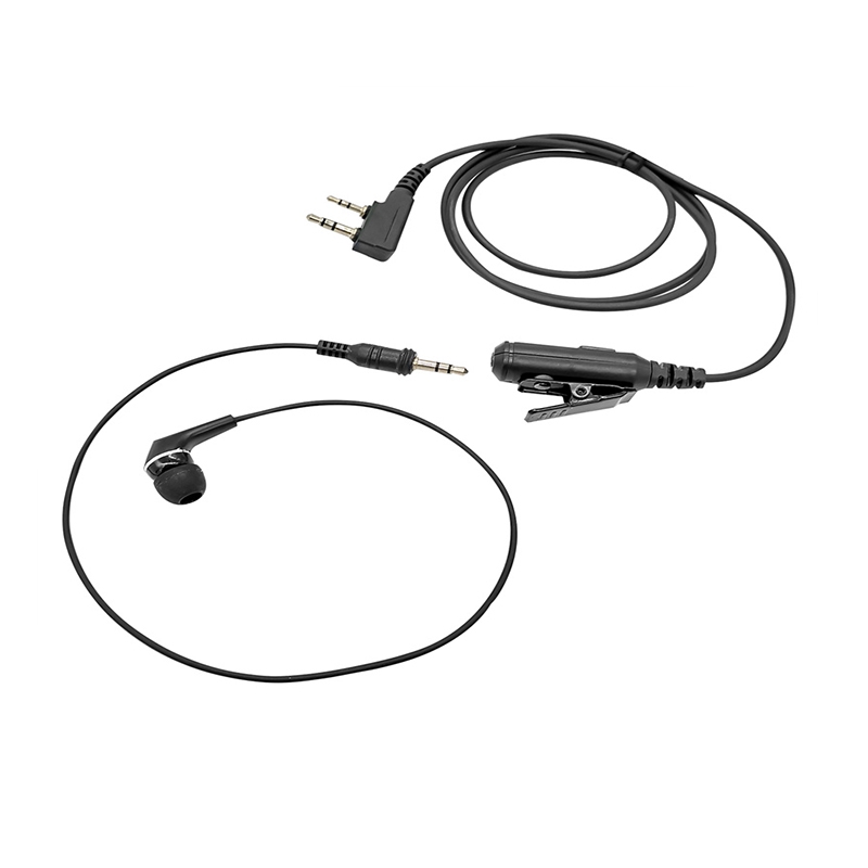 耳ウォーキートーキーアクセサリー,取り外し可能ケーブル,2ピン,PTT Mic,Kenwood Baofeng用の取り外し可能ケーブル,2ウェイラジオ,切断可能