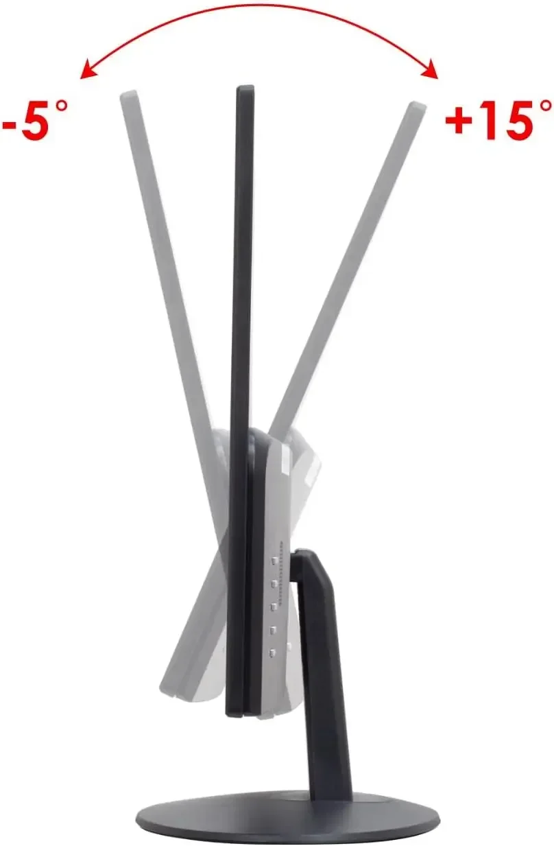 1600x900 75Hz Ultra Thin LED Monitor 2x HDMI VGA Built-in Speakers, Machine Black Wide Viewing Angle 170°