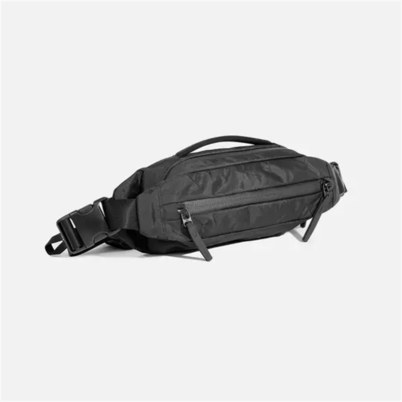 Bolsa de peito de grande capacidade à prova d'água de nylon 3X Pac City sling, bolsa de ombro, bolsa de cintura masculina e feminina
