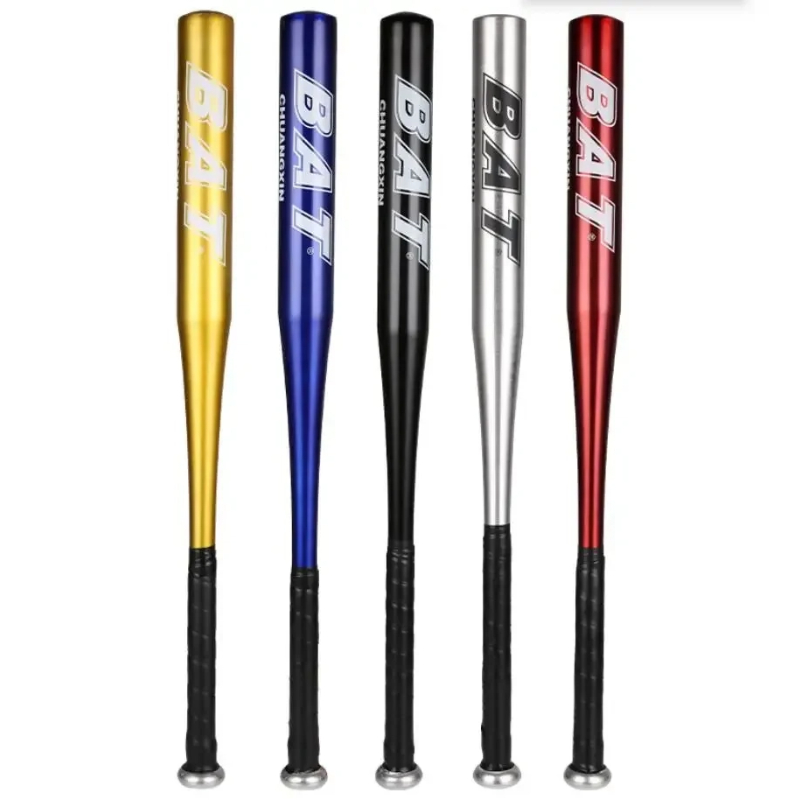1 Stück 20 Zoll Baseballschläger Aluminiumlegierung Baseballschläger Sport Rot Schwarz, Silber, Blau zum Mischen