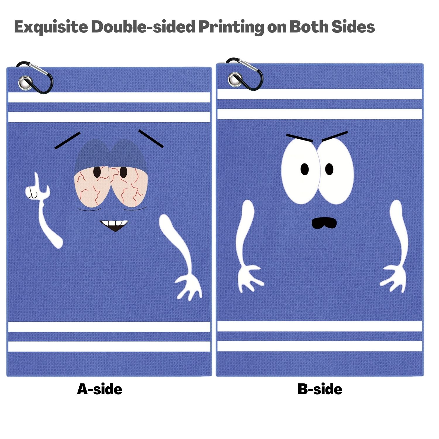 Toalha de golfe de microfibra, Toalhas impressas para sacos de golfe para homens e mulheres, Grandes acessórios de golfe