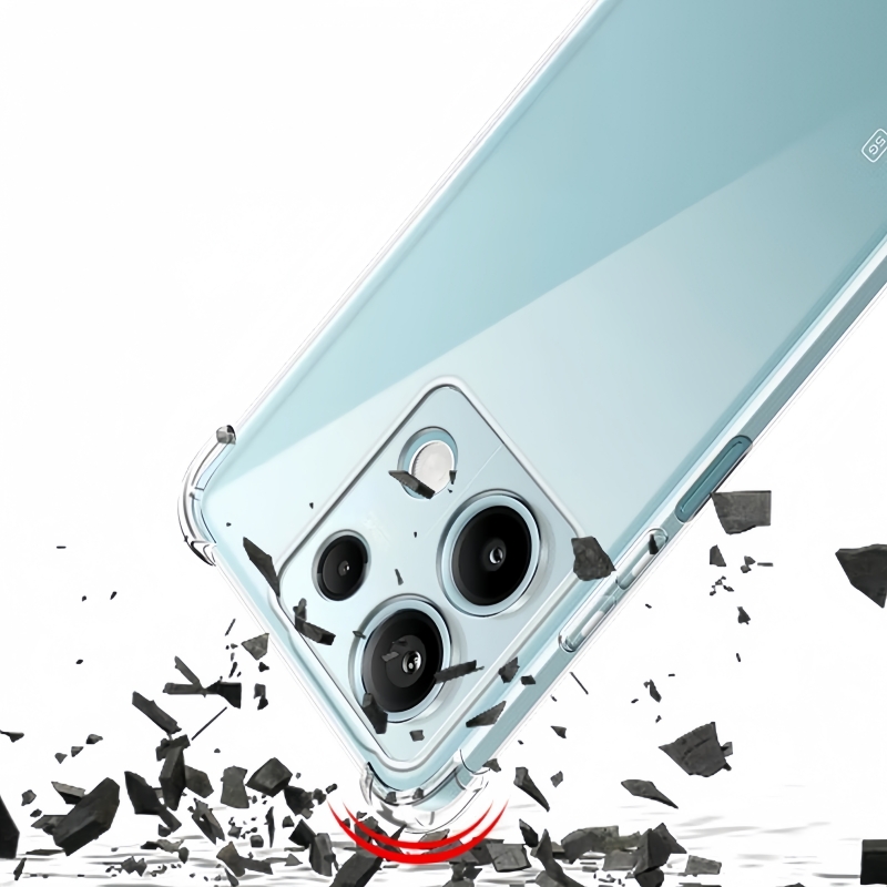 耐衝撃シリコンケース Xiaomi Redmi 注 13 12 12S 12T 11 11T 11S 10 10S プロプラス Pro + 4 グラム 5 グラムクリアソフト超薄型シェル
