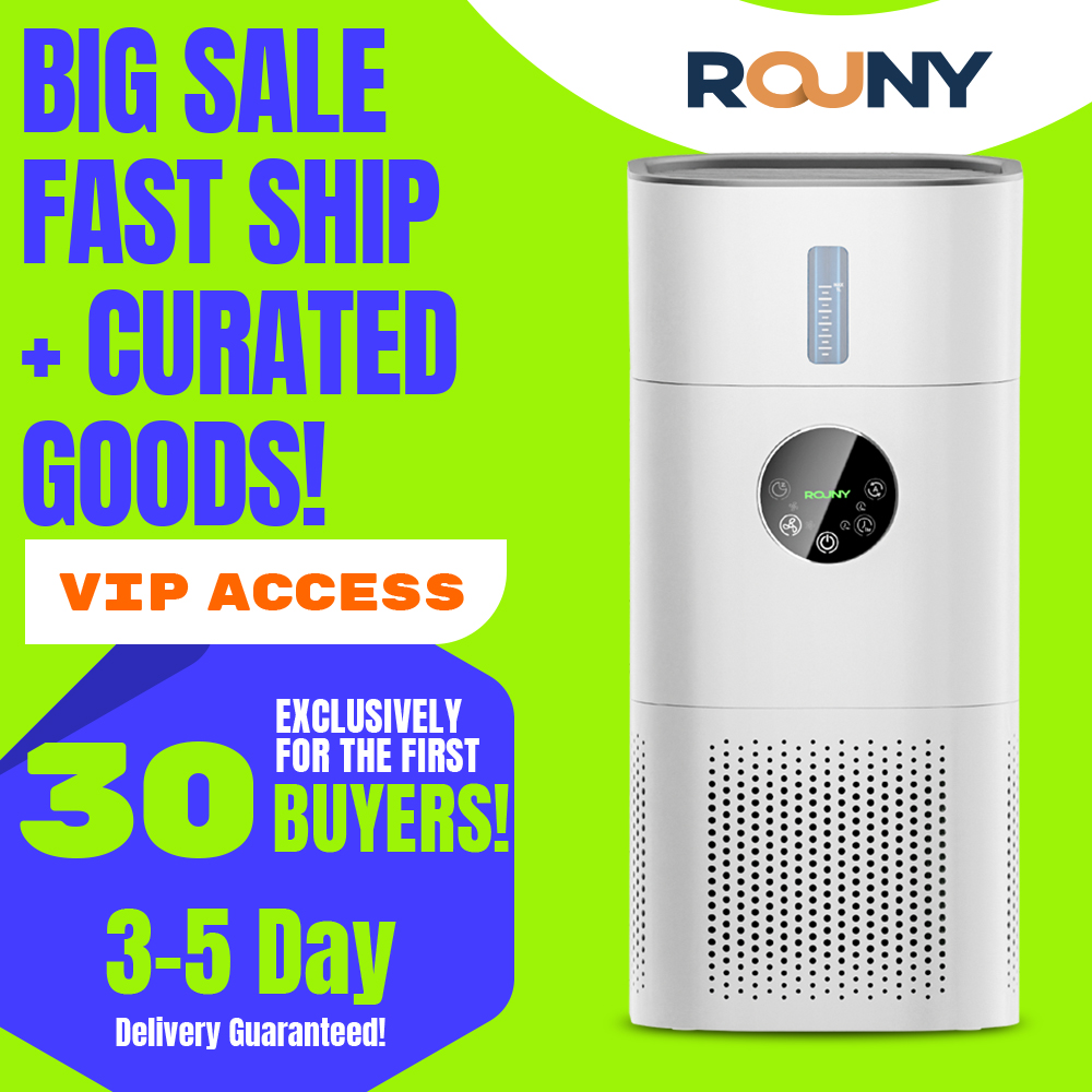 ABIRDAY 2-in-1 luchtreiniger met luchtbevochtigercombinatie voor huisallergieën en huisdierenhaar, rokers in de slaapkamer, H13 True HEPA-filter