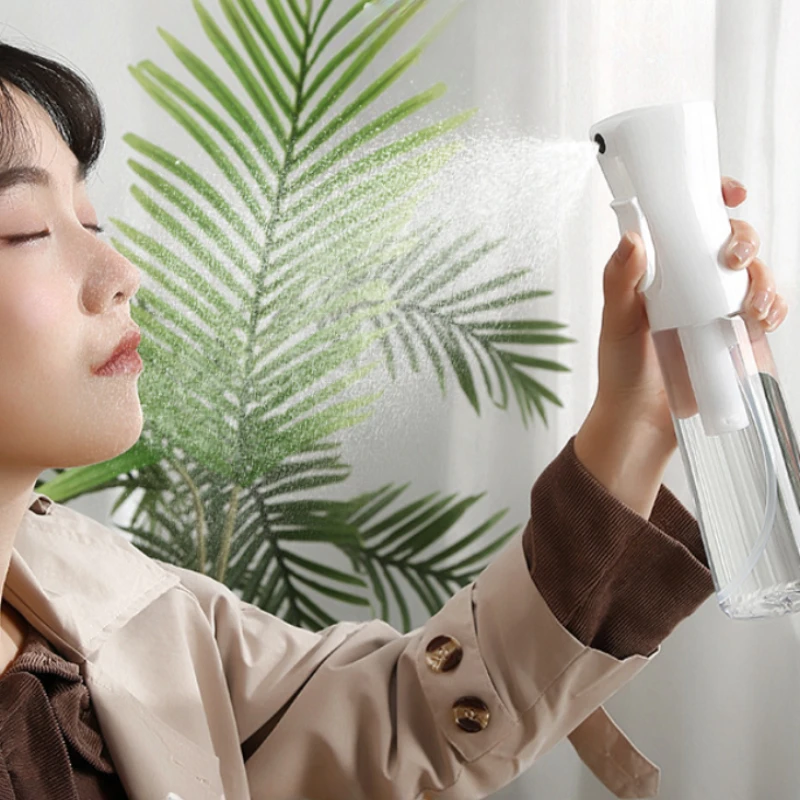 Botella pulverizadora continua de alta presión para el cuidado del cabello, botella pulverizadora de reposición de agua para maquillaje, botella separada, botella pulverizadora de niebla