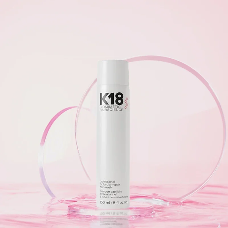 150ml k18 máscara de cabelo molecular sem enxágue reparação original cabelo molecular danificado seco e crespo 4 minutos tratamento hidratar
