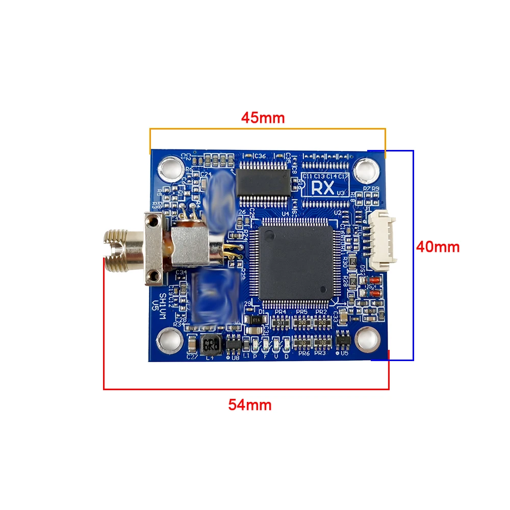 40KM TX RX 1 channel video + UART & TTL & SBUS to fiber converter, No data loss Anti-bending fiber optic converter FC/UPC,5v~28