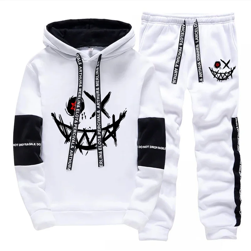 Heiße Verkäufe Herren Trainingsanzug Gedruckt Einteilige Sweatshirts Jogginghose Casual Hoodie Hosen Im Freien Herren Kleidung Lustige Streetwear