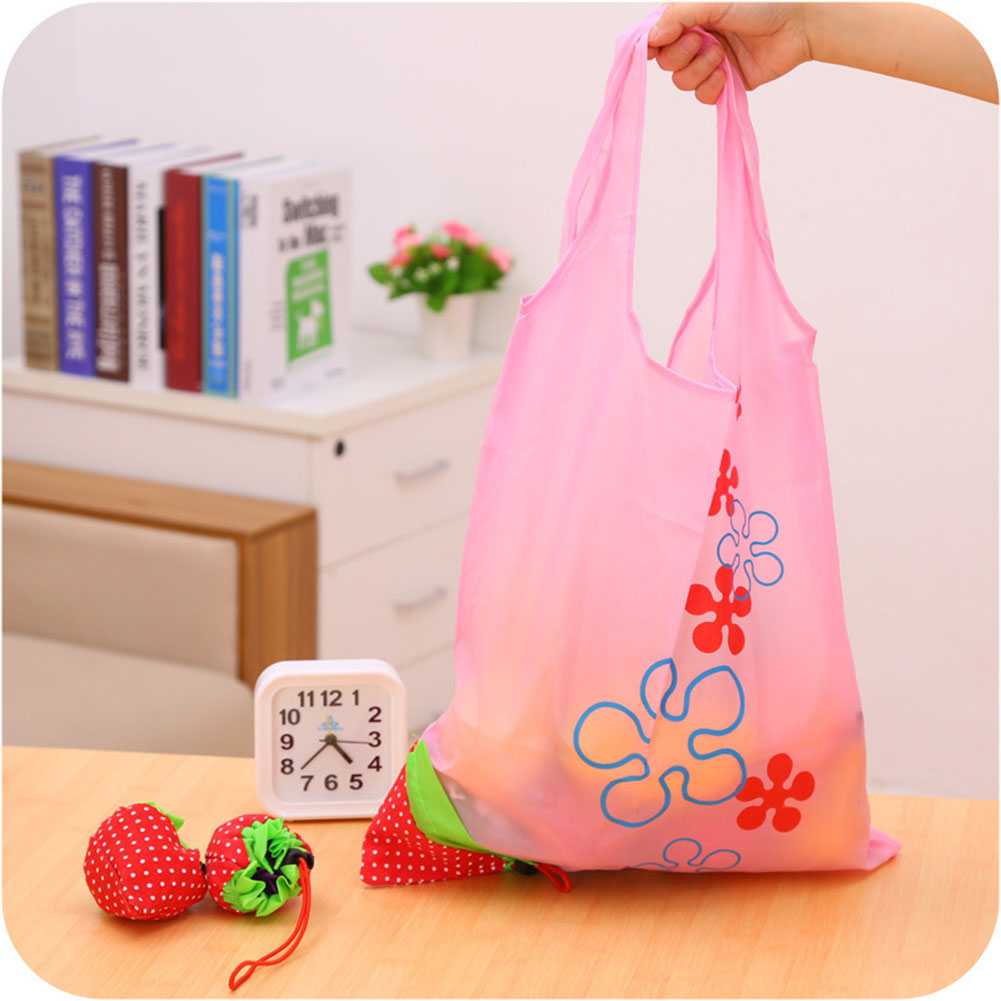 Eco Friendly Foldable Fruit Shopping Bag Reusable Shoulder Bag Women Portable Grocery Bags Storage Tote Bag Home Organizer
