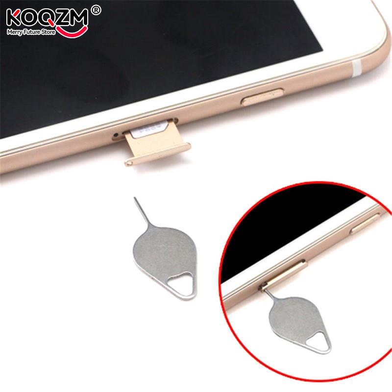 10 stücke Sim Karte Tray Entfernung Eject Pin Tool Edelstahl Nadel für Smart Handys Smartphone