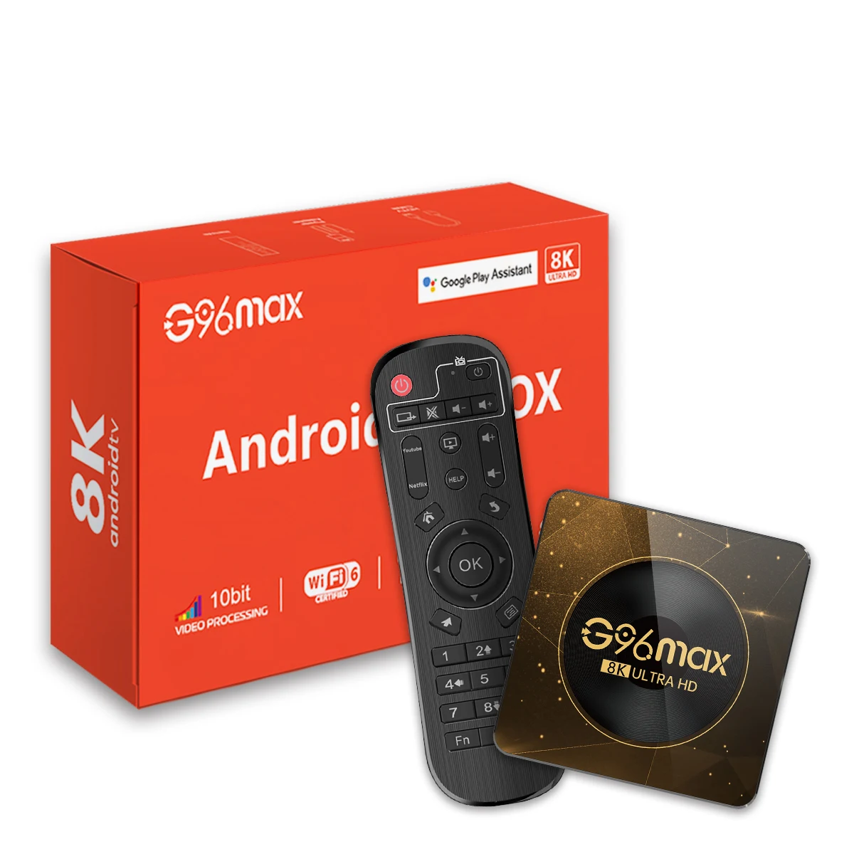 G96max A13 Android13 8K TV Box Wifi6 Transmission Media Player  Rockchip3528 32G64G Large Memory Netflix Youtube Free Live TV