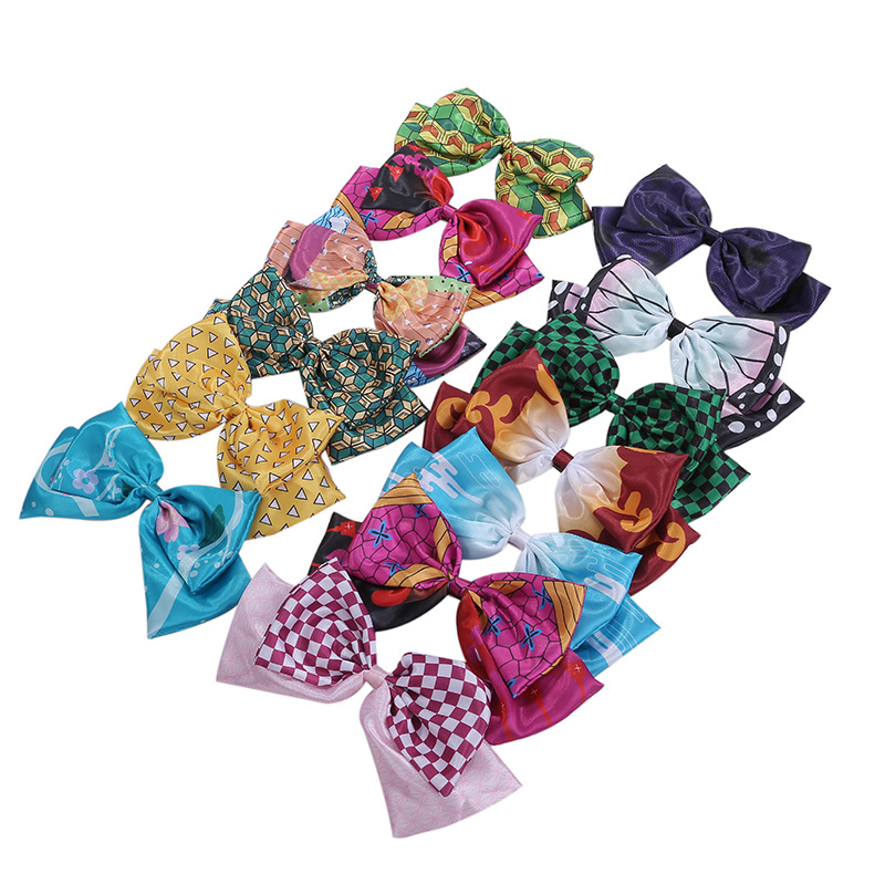 Anime cosplay arco grampos de cabelo acessórios shinobu nezuko tanjirou headwear para meninas femininas
