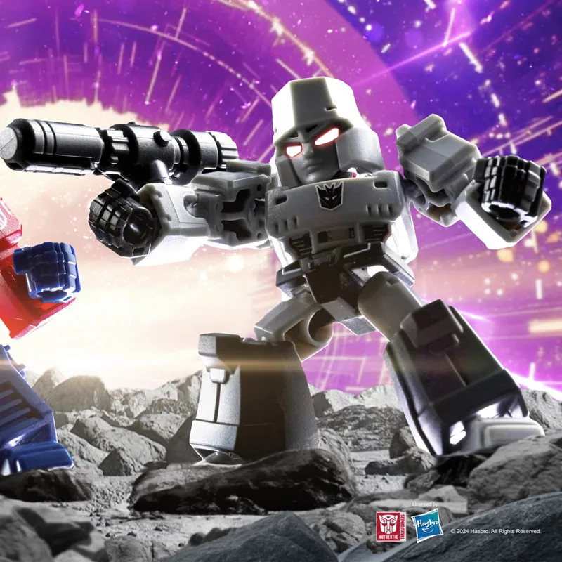 1/12 Stuks Mini Transformator 5.5 Cm Optimus Prime Bumblebee Megatron Thundercracker Robot Action Figure Bouwsteen Splicing Speelgoed
