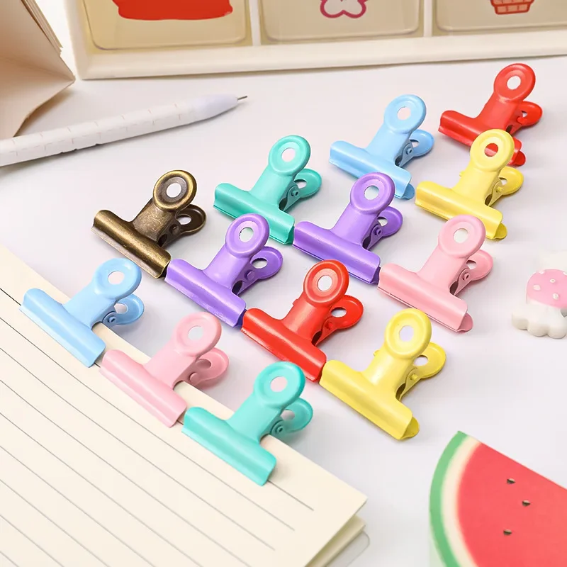 6Pc Bulldog Kẹp Kim Loại Bản Lề Kẹp Note Thư Mục Bỏ Túi Thép Không Gỉ Kẹp Cho Nghề Thủ Công Trường Văn Phòng Bảng Thông Báo Hay ảnh Treo Tường