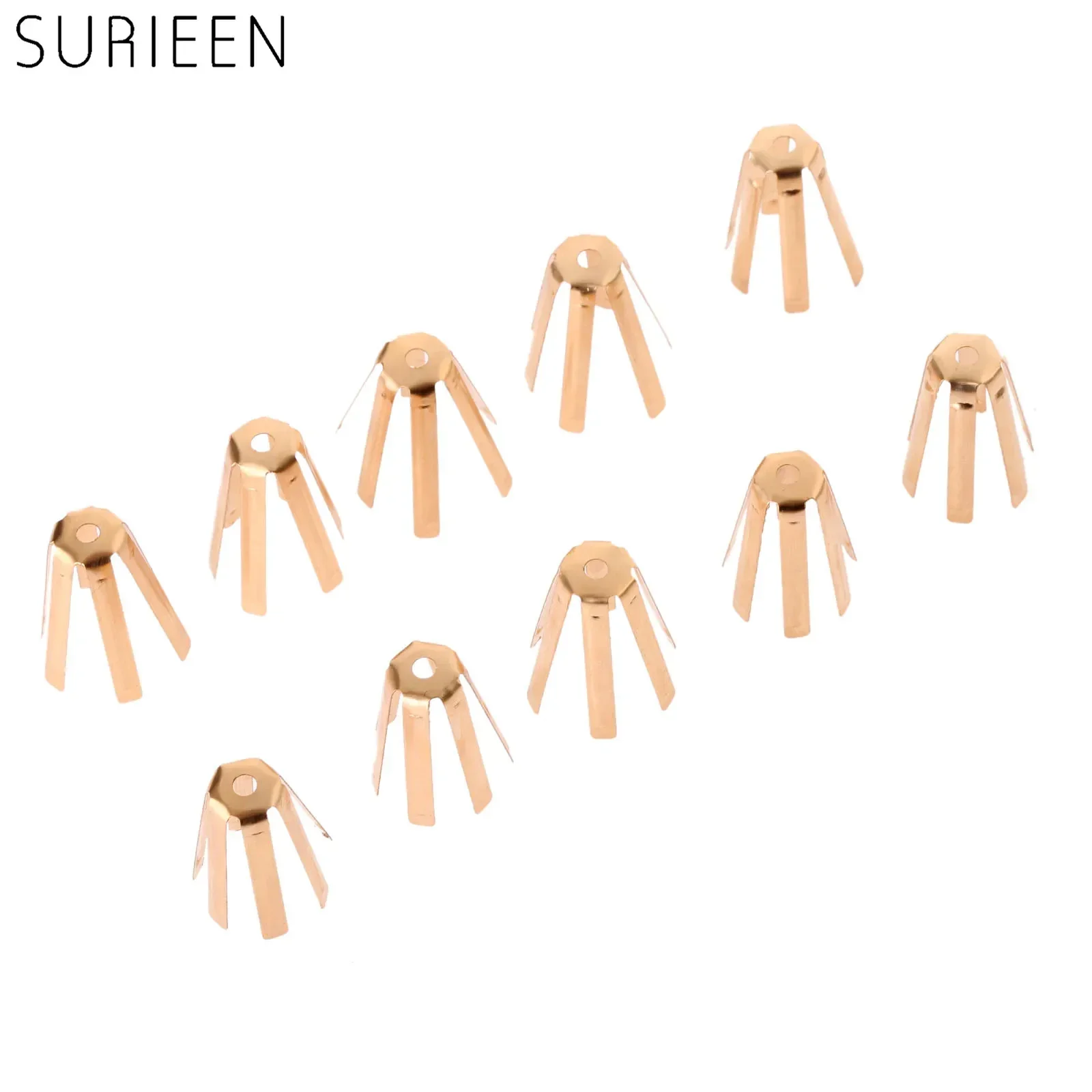 Sureen universal 10 pçs adaptador de golfe de bronze espaçador calços caber 0.335 0.350 eixos de golfe calço adaptador golfe clube eixos acessórios