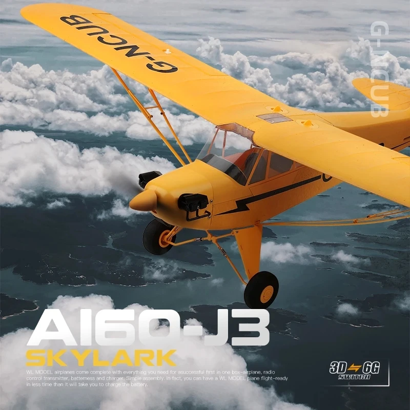 A160 WLtoys XKS 2.4G RC avion 650mm envergure moteur sans brosse télécommande avion 3D/6G système mousse jouets pour enfants cadeau