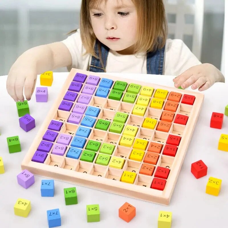 Montessori edukacyjne zabawki matematyczne dla dzieci dzieci zabawki dla dzieci stół mnożenia matematyka arytmetyka pomoce nauczycielskie świąteczne prezenty