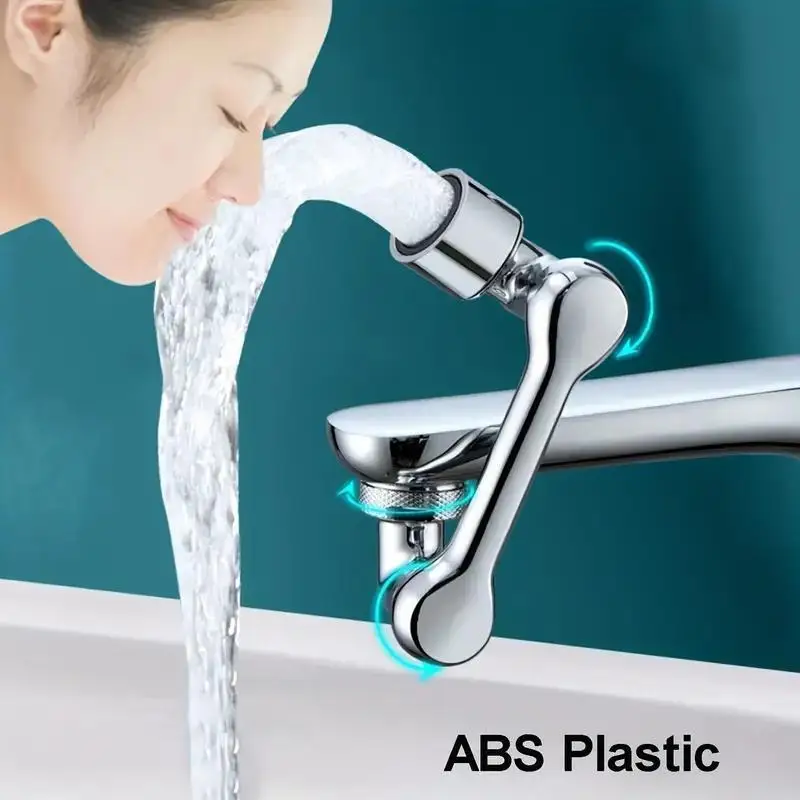 Neue Universal Rotation Extender Wasserhahn Belüfter Kunststoff Splash Filter Küche Wasserhahn Waschbecken Armaturen Bubbler Düse Roboter Arm