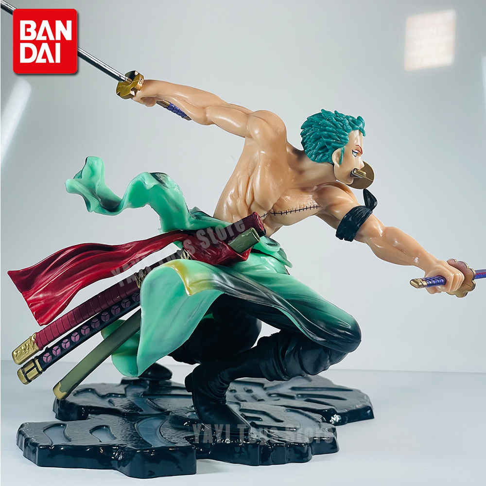 Hot One Piece 10 cm Anime Figur GK Roronoa Zoro Drei-klinge Sa-maximum Manga Anime Statue action Figure Sammlung Modell Kind Spielzeug