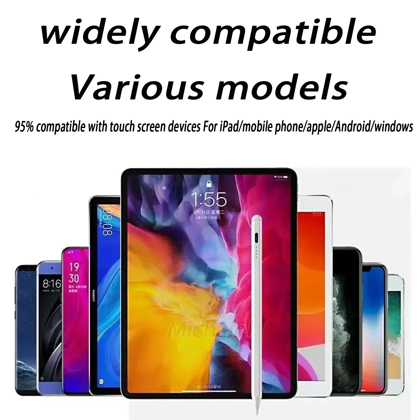 for Xiaomi Pad 6S pen For Samsung Pad without Palm Rejection Tilt,for Honor Redmi Pad Pro pen for All Android Tablet Phone Pen