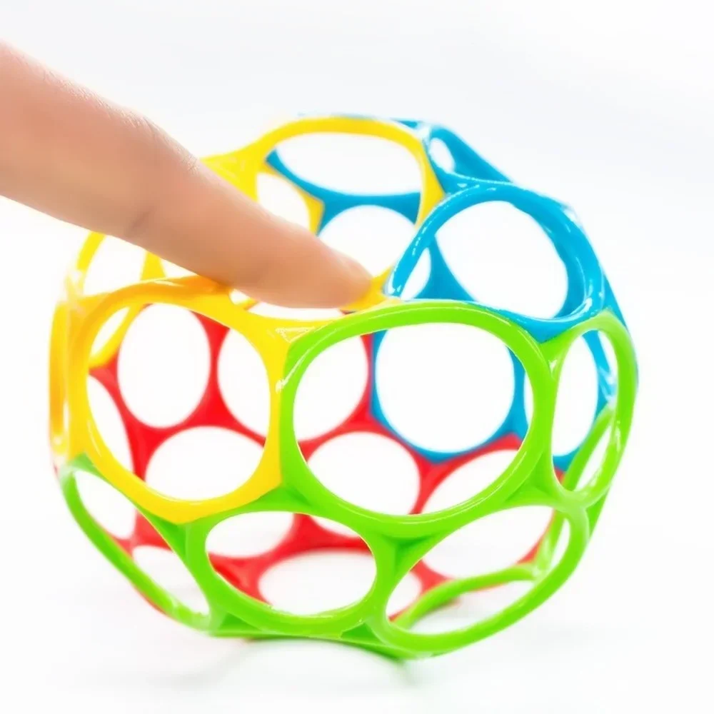 เด็กทารก Rattles Soft Hand Bell Grasping Hole Ball เกมทารกแรกเกิด Teether ของเล่นพัฒนาสติปัญญาของเล่นเพื่อการศึกษาสําหรับเด็ก