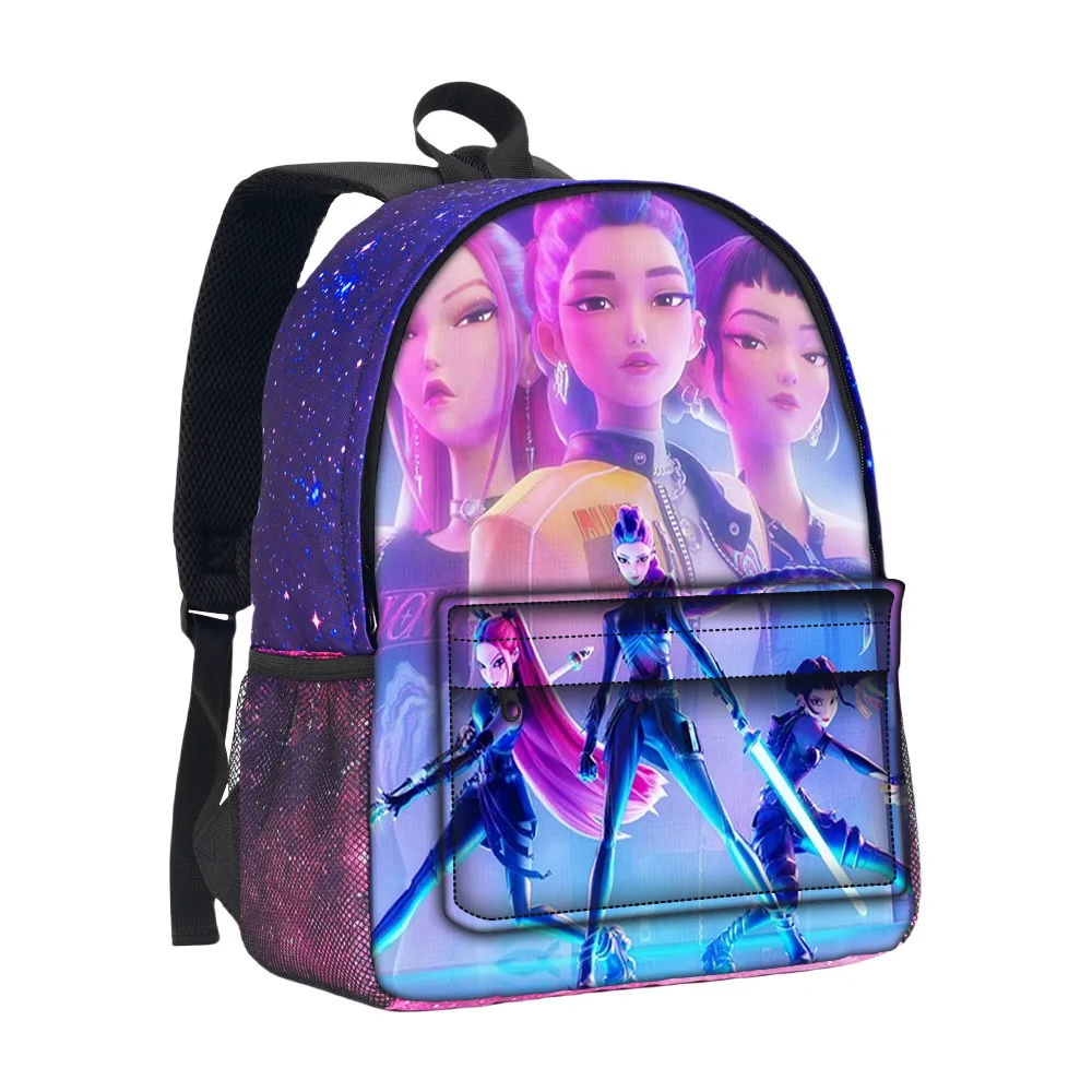 Рюкзак Huntrix Kpop Mochila, школьная сумка для мальчиков и девочек, модный рюкзак со звездным небом, школьный рюкзак с 3D рисунком для детей, сумки