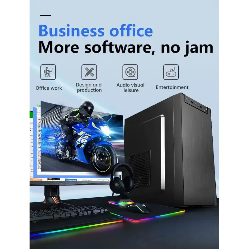 New PC Wholesale Desktop I7 Workstations Graphics Card for AMD Intel Cpu Gamer Rtx3090 RTX3080 Case Desktop Gaming Pc Computer