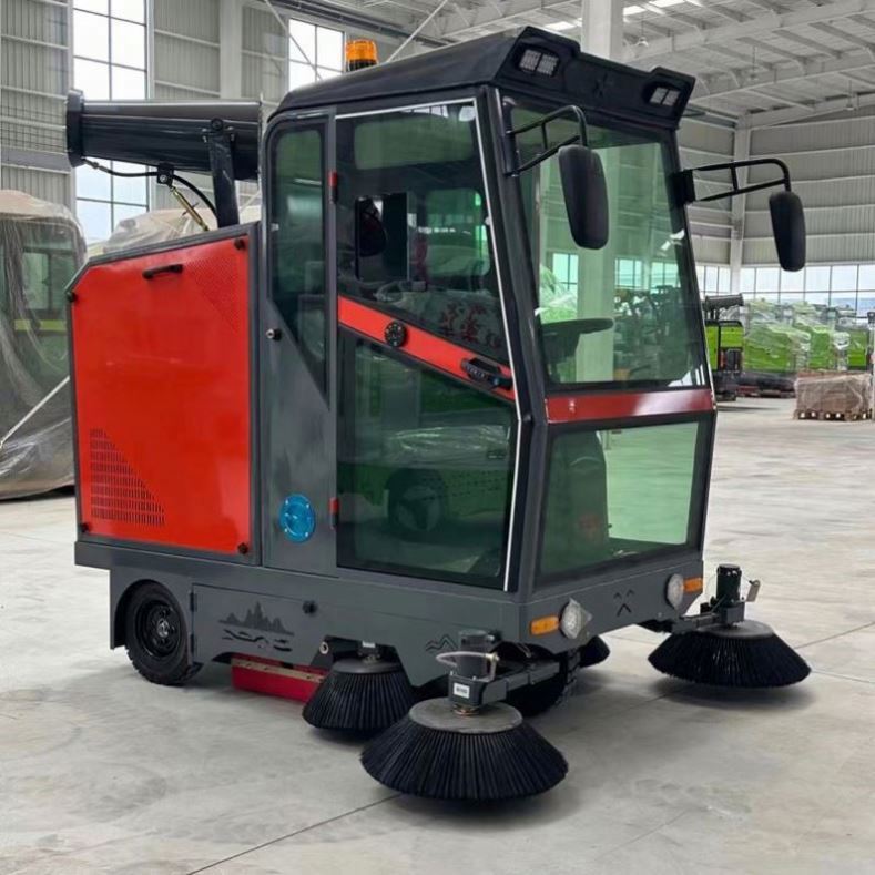Commercial Sweeping Robot Road Dirt And Dust Snow Cleaning Washing Machine Wholesale