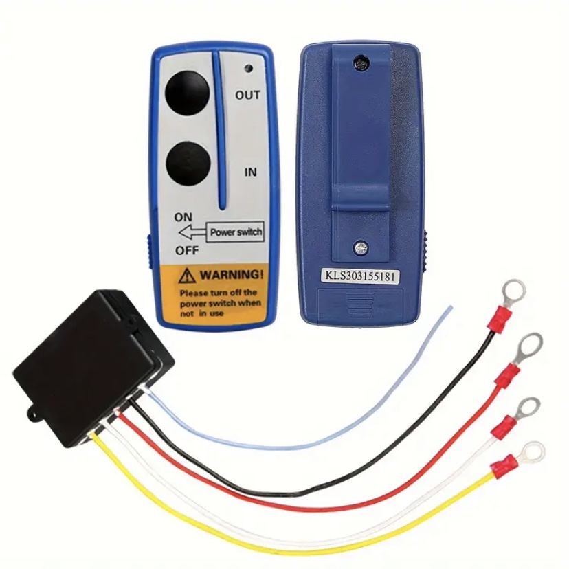 ワイヤレスハンドセットスイッチコントローラウインチリモートコントロールシステム 12V 24V ジープオフロード ATV ユニバーサル回復レッカー車