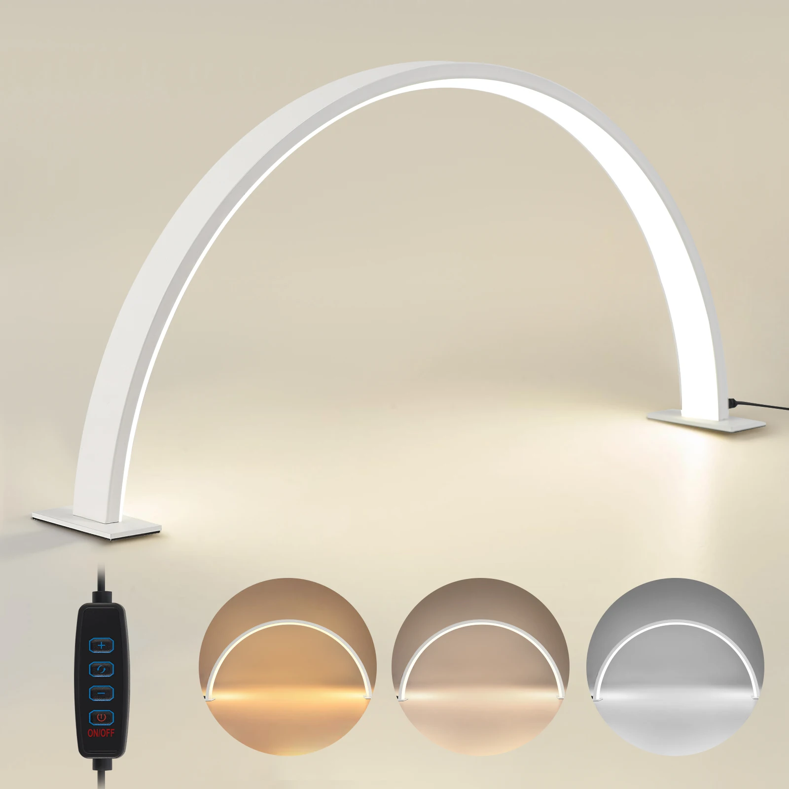 Led luz do prego escritório bordado lâmpada de mesa luz de enchimento periférico nível 10 brilho salão de beleza trabalho luz de preenchimento