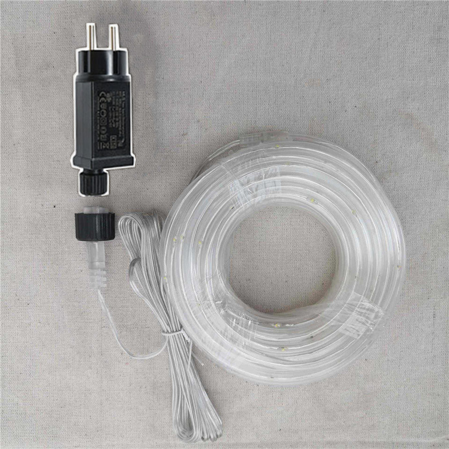 30M 300LED 크리스마스 트리 요정 정원 조명 야외 방수 갈 랜드 로프 튜브 문자열 조명 휴일 파티 웨딩 장식