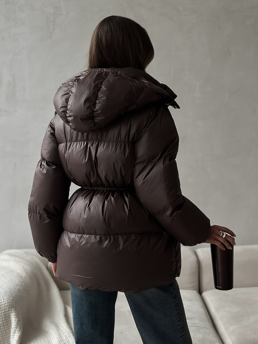 2025 nova moda quente acolchoado jaqueta feminina inverno parkas manga longa com capuz pão roupas de algodão feminino jaqueta grossa outerwear