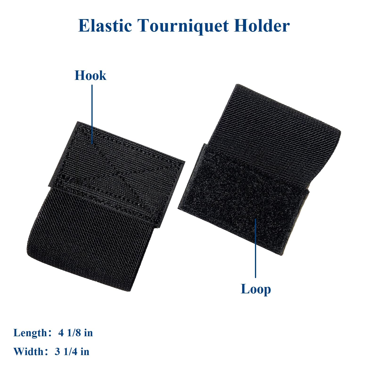 Molle Belt Tactical Tq Elastic Tourniquet Holder Hook & Loop Secure Pouch Competition Chest Rig Vest Accessories Carrier
