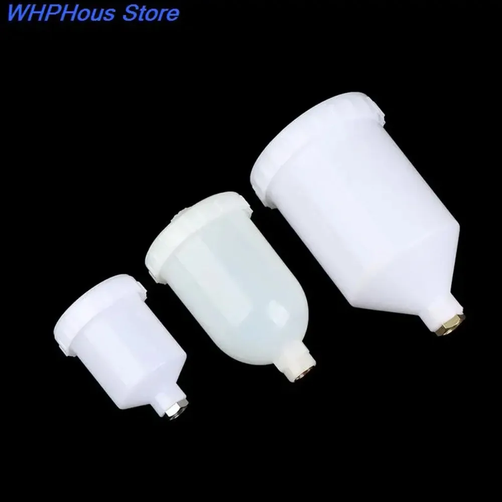125/250/600 ml Kunststoff Spray Farbe Tasse Sprayer Tasse Luft Schwerkraft Feed Farbe Spray Topf Gewinde Anschluss für Spritzpistole Teile