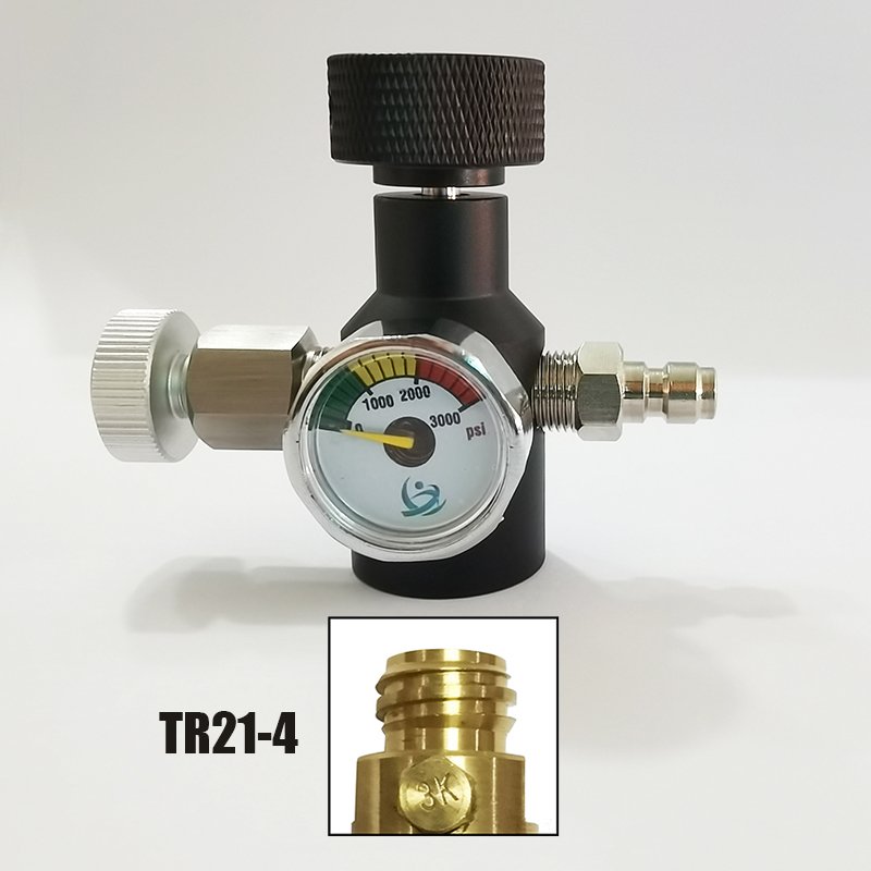 ソーダストリーム Co2 ブルー シリンダータンク (TR21-4 ネジタイプ) 補充アダプター ホース ゲージ キット W21.8-14 G3/4 CGA320 コネクター