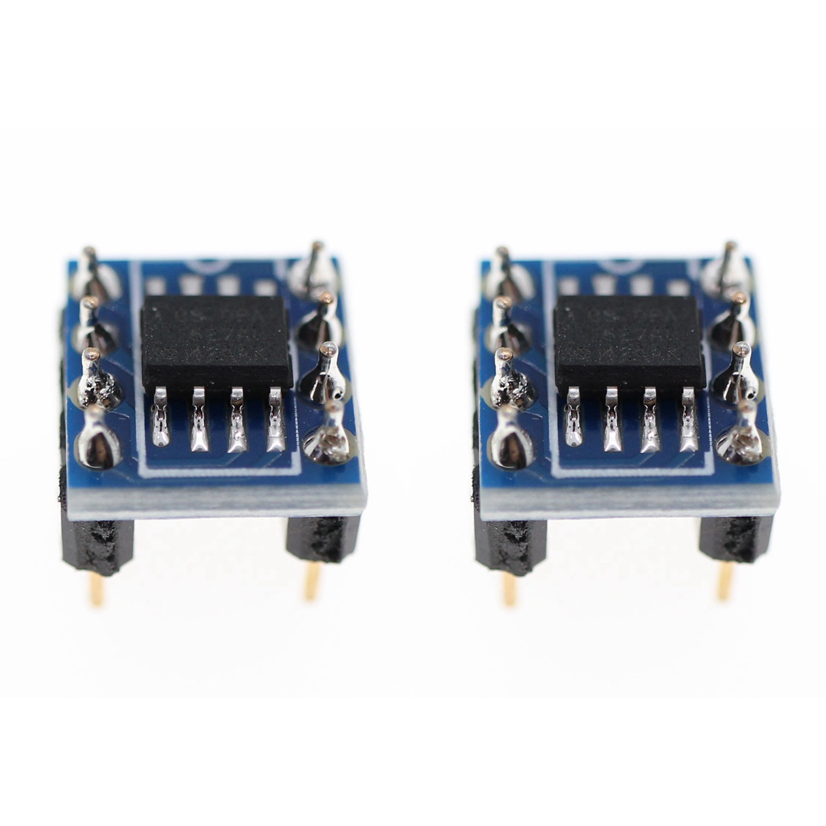 2-teiliger OPA627 X2 Turn to Dual Op Amp OPA627 Single Op Amp to Dual Op Amp Module SMD to DIP-PZZW
