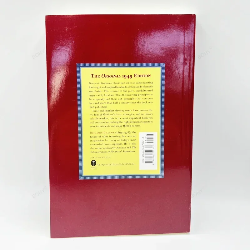 El Inversor Inteligente El Libro Definitivo sobre Inversión de Valores para Adultos Libro de Lectura de Gestión Financiera