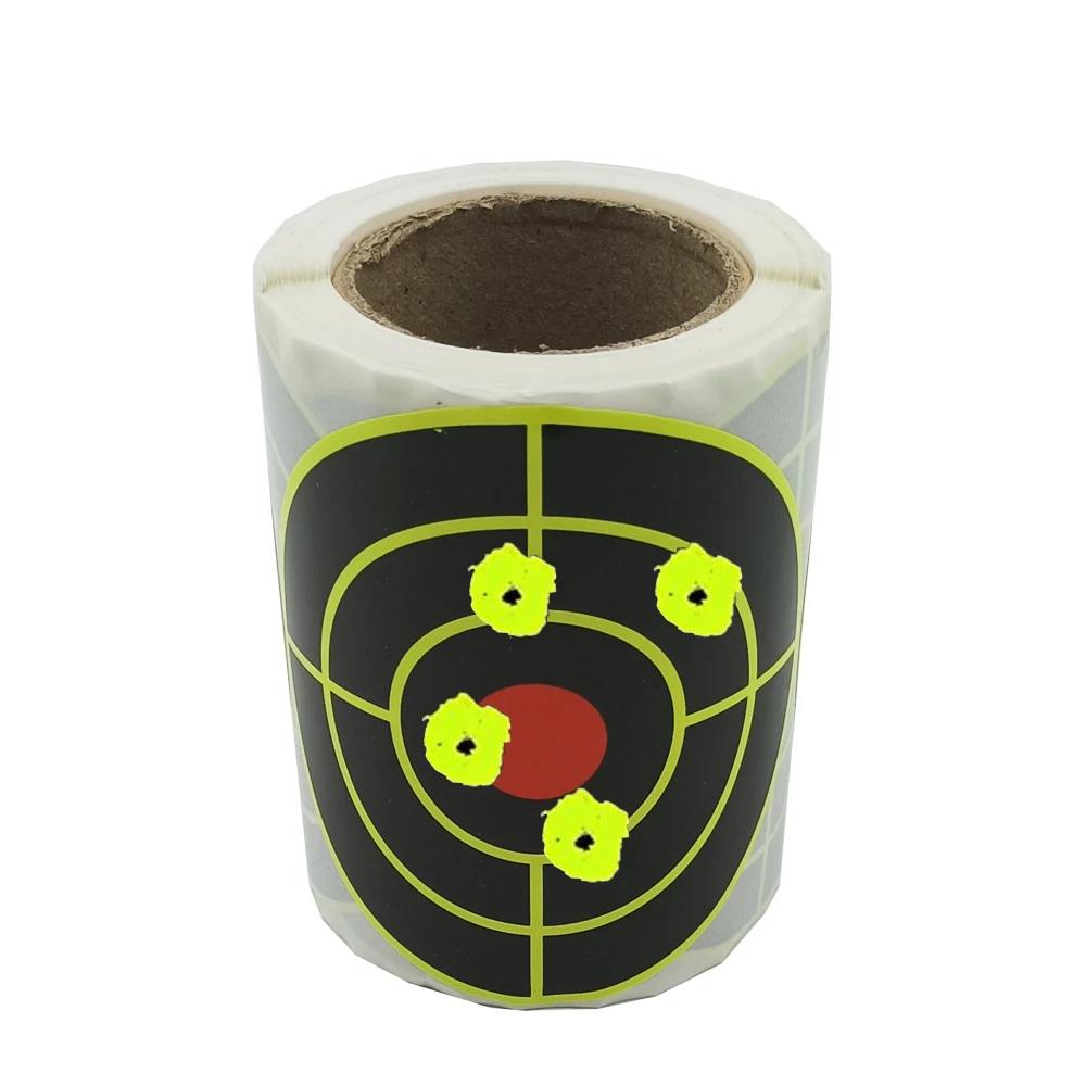 3 Polegadas x 100/200/250 Pcs Bulleyes Sight In Splatter Target Adesivos de Tiro Autoadesivos