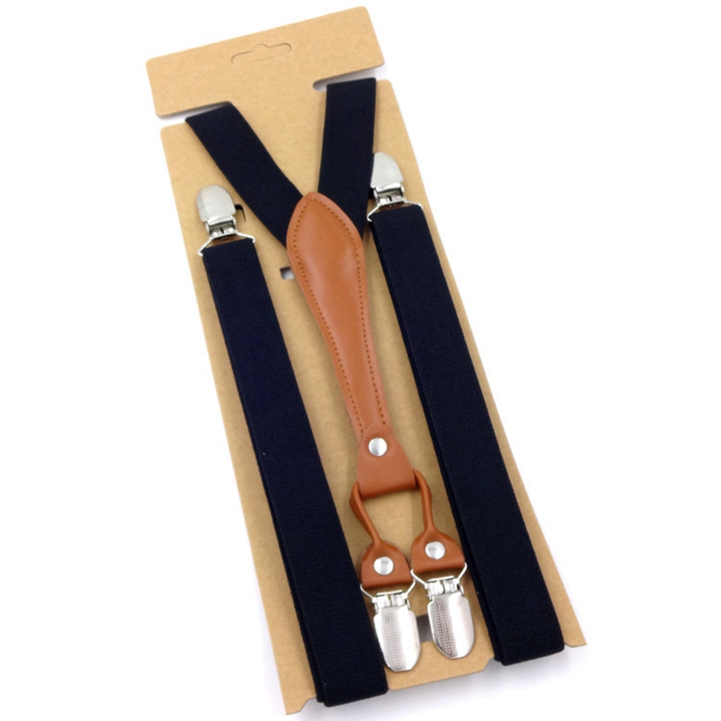 Nieuwe mode bretels mannen vrouwen volwassen leer getrimd uiteinde Y terug verstelbare elastische broek bretels riem riem bruiloft