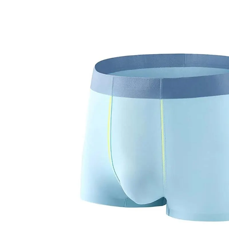 4 Stuks Mannen Ondergoed Ijs Zijde Man Boxers Grafeen Mannen Onderbroek Ademend Comfortabel Cool Heren Slipje Ultradunne BoxerShorts