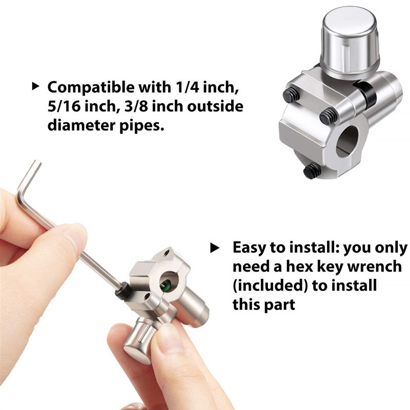 3Sets BPV-31 Bullet Piercing Valve Line Tap Wasserhahn Ventil Kit 1,5"x2,5"x3,5" Für HVAC AP 4502525   BPV31D GPV14 GPV31