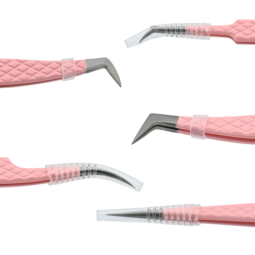 LAGEE Fiber Tip Eyelash Extension Tweezer Volume Isolation ที่แม่นยํา Lash แหนบเทคโนโลยีนาโนคิ้วจาก Nagaraku แต่งหน้า