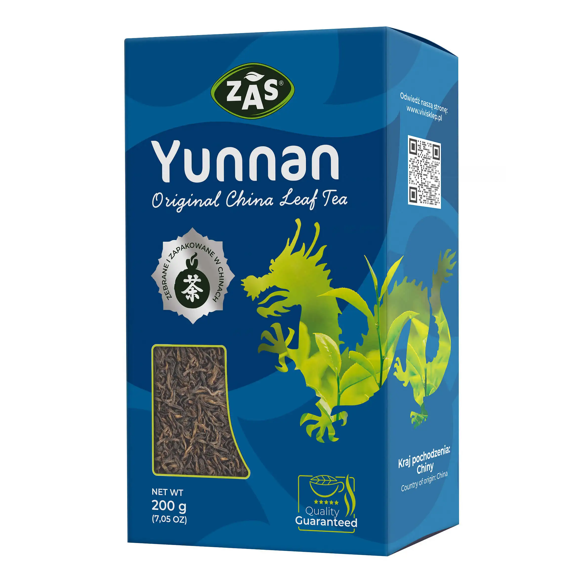 ZAS Herbata czarna Yunnan liściasta 80 g