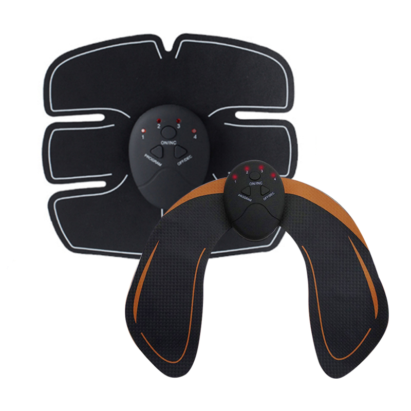Ems abs estimulador hip trainer exercício abdominal fitness corpo emagrecimento massageador adesivos perda de peso massageador estimulador muscular