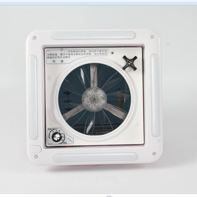 11 インチ CE 手動制御キャラバンアクセサリールーフキャンピングカーベント 12V ファン LED キャンピングカーウィンドウなしレクリエーション車両