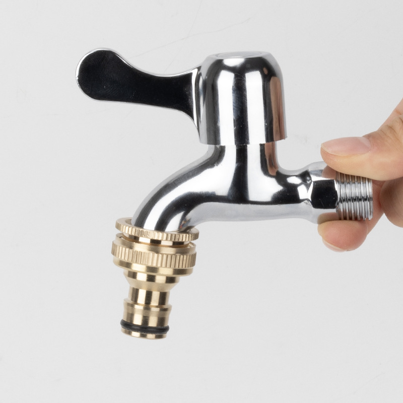 Pressure Washer Hose Adaptor Brass Hose Tap Connector 3/4'' 1/2'' THREADED GARDEN WATER PIPE ADAPTER FITTING Watering Equipment