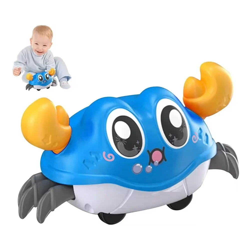 Divertimento per bambini Double Loop Running Cartoon Granchio Polpo Interazione genitore-figlio Inerzia Giocattolo strisciante Regali per ragazzi e ragazze