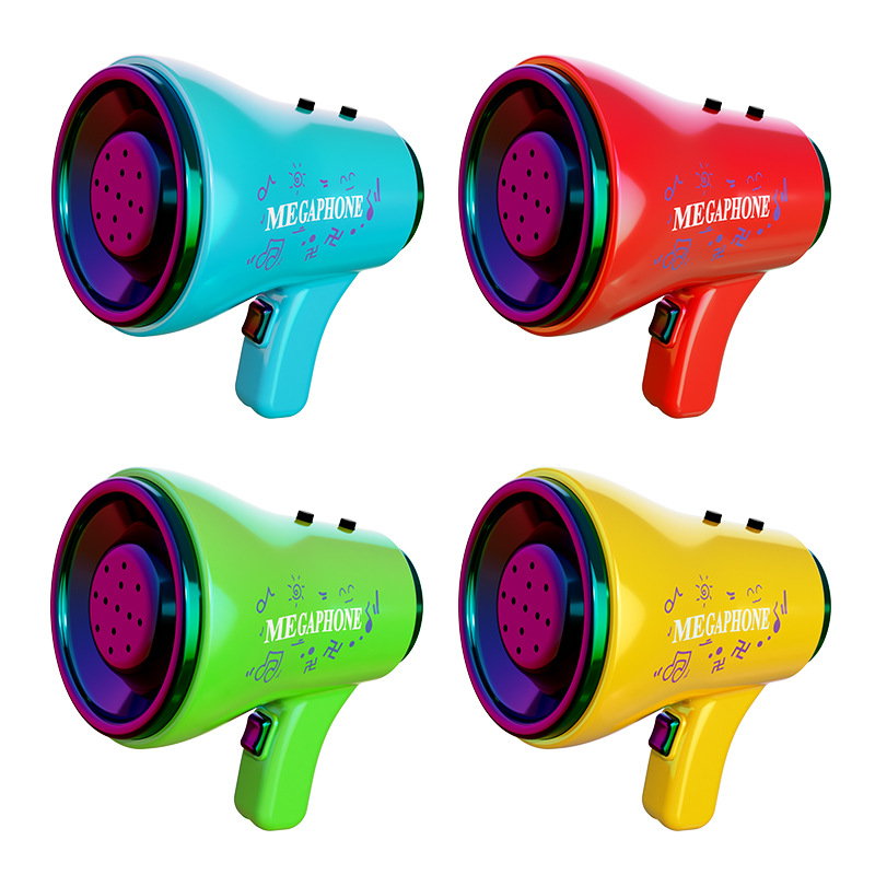 Новая мини-забавная игрушка для записи мегафона, детский милый брелок для изменения голоса, подвеска на рюкзак, забавный музыкальный микрофон, игрушка для атмосферы