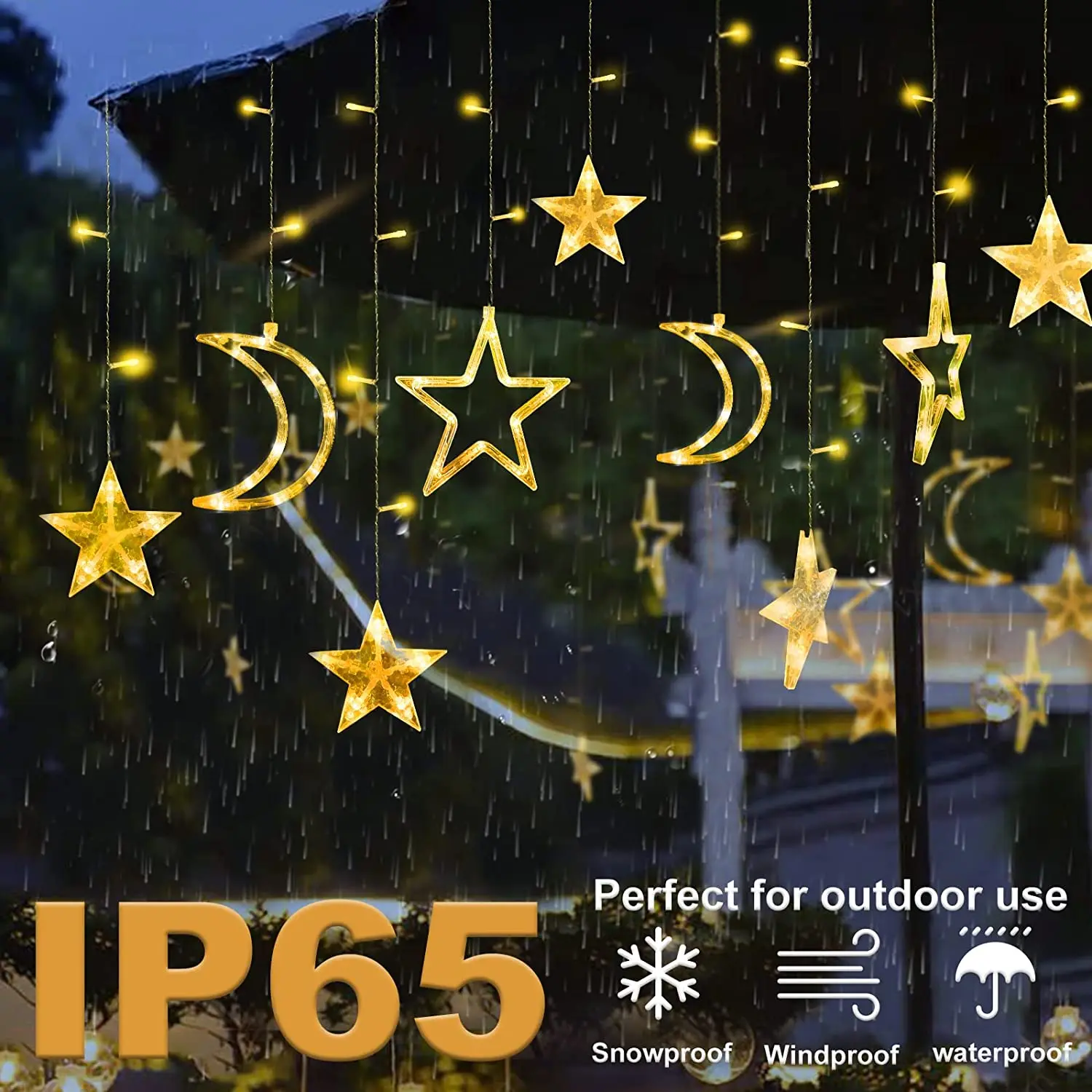 ソーラーLEDフェアリーカーテンライト,防水タイマー,リモコン,屋外,ポーチ,窓,裏庭,テント装飾,8モード