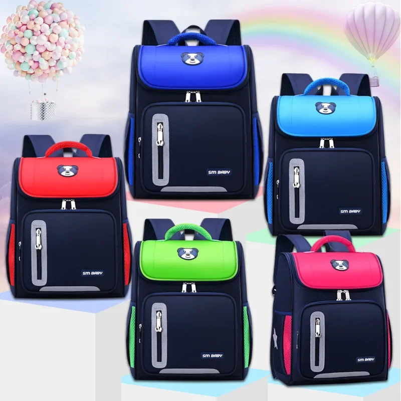 Children Backpack Large Capacity Boy Girl Primary Schoolbag Teenage High Students Shoulder Bag Spine Protection Load Reduction